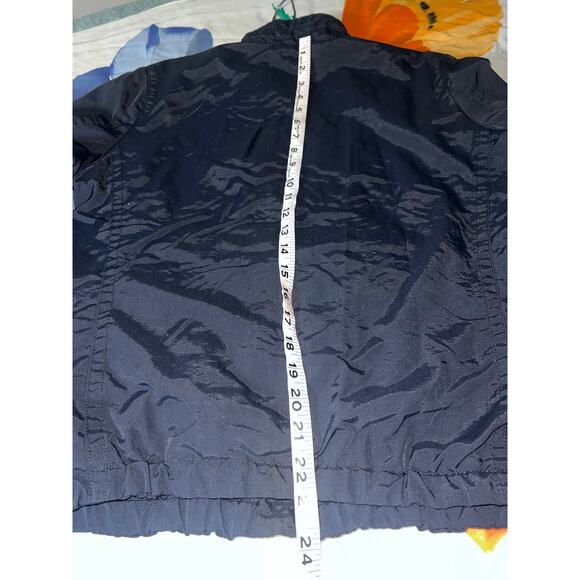 Vintage Abercrombie & Fitch Moose Logo Windbreaker Navy Size S - Picture 7 of 7